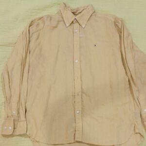 Tommy Hilfiger Men's Tan Button Down Shirt